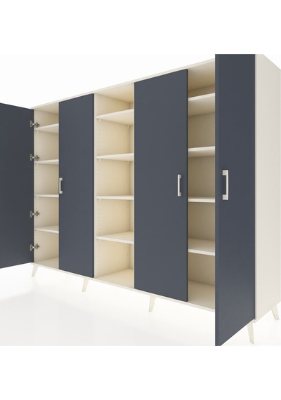 Hyperion Dolap 12 Raflı 4 Kapaklı 220x44x163 Aytaşı-antrasit/ayta Aytaşı-antrasit/aytaşı Hyperion Dolap 12 Raflı 4 Kapaklı 220x44x163 Aytaşı-antrasit/ayta Aytaşı-antrasit/aytaşı