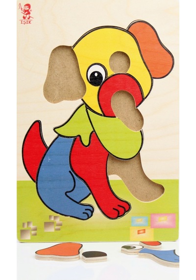 Köpek Ahşap Puzzle