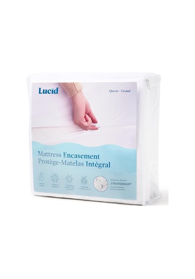 Lexroo Encasement Mattress Protector - Queen/white Çok Renkli