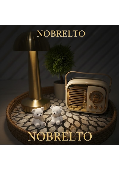 Nobrelto Retro Bluetooth Hoparlör Ve Fm Radyo - Nostaljik Tasarım