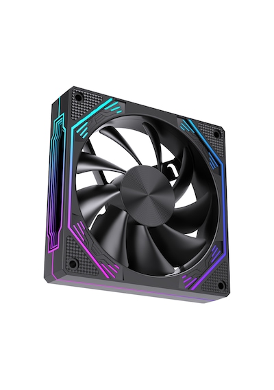 Ng-o120b 7 Adet 120mm Argb Fan 11x Argb Pwm Slot Kontrolcü Ve Kumanda Siyah