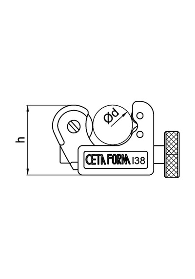 Ceta Form I38-2 Mini Bakır Boru Kesici 3-16 MM