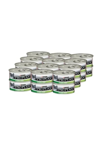 Purina Pro Plan Sterilised Somonlu ve Tuna Balıklı Konserve Yetişkin Kedi Maması 24 x 85 G