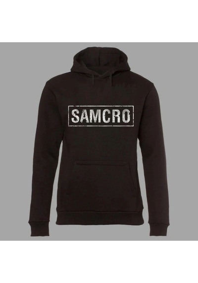 Startmore Sons Of Anarchy Samcro Kapüşönlu Hoodie Siyah