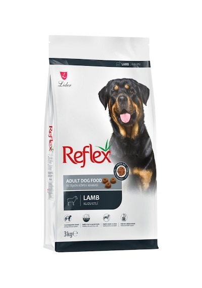 Reflex Adult Kuzulu Ve Pirinçli Yetişkin Köpek Maması 3 Kg
