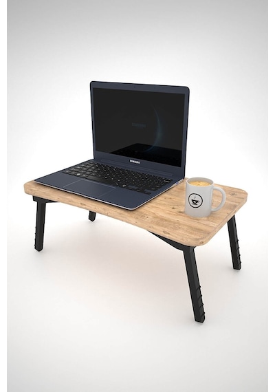 Laptop Sehpası Kahvaltı Masası Çalışma Sehpası Çam 1136