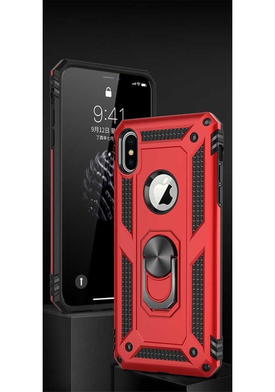 Apple Uyumlu iPhone Xs Max 6.5 Kılıf Zore Vega Kapak Mavi