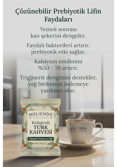 Moliendo Kolajenli Türk Kahvesi 100 G Türk Kahvesi