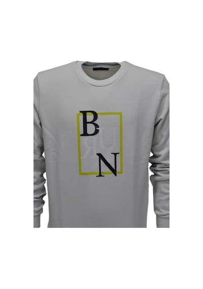 Erkek Baskılı Spor Sıfır Yaka Sweatshirt R2202 Bgl-st03189 001