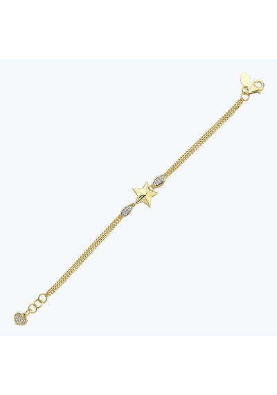 Altınbaş Altın Yıldız Bileklik Blls1025-24839 Renkli Altın