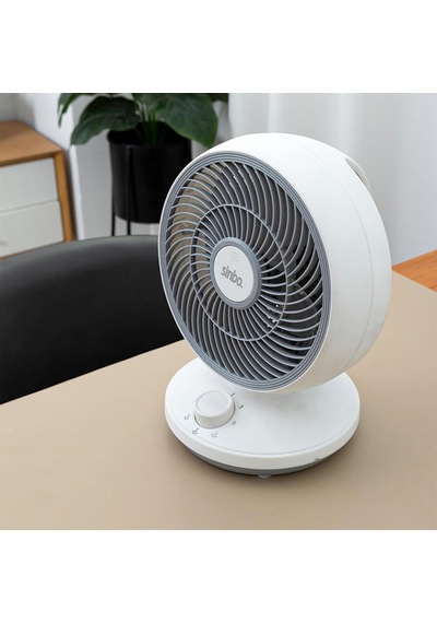 Sinbo Sf-7701 Masaüstü Fan 3 Kademeli Hız, Kompakt Tasarım, 25w Enerji Tasarruflu Motor, 90 Ayarlanabilir Baş