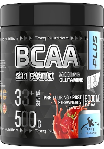 Torq Nutrition Bcaa+ 500 Gr Bcaa + L-glutamine Çilek Aromalı