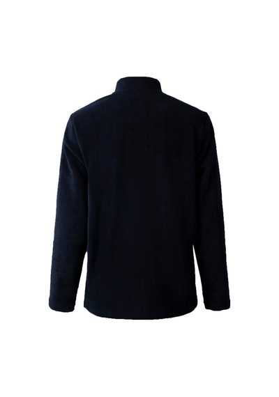 Terapi Men Lacivert Yarım Fermuarlı Regular Kalıp Dik Yaka Polar Sweatshirt Lacivert