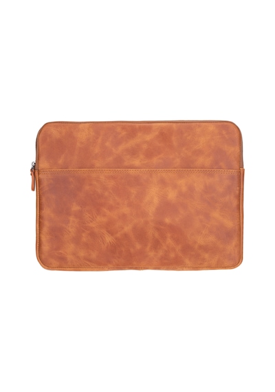 Torıno Tuscan Tan Super Slim 14inç Laptop / Apple Uyumlu MacBook Kılıf Kahverengi