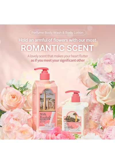 6hyalüronikasitle Nemlendiren Parfümlü Vücut Losyonu Perfume Body Lotion Flora Bouquet
