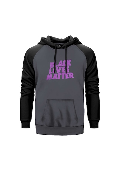 Black Sabbath Black Lives Matter Gri Renk Reglan Kol Sweatshirt Gri