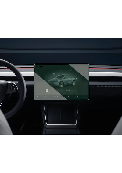 Tesla Model Y Juniper (2025) Uyumlu 15.4" Multimedya ve 8" Arka Ekran Çift Set 9h Nano Ekran Koruyucu