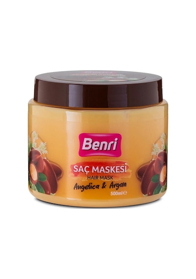 Benri Angelica & Argan Saç Maskesi 500 ML + Bee Beauty Aloe Vera Jel 300 ML