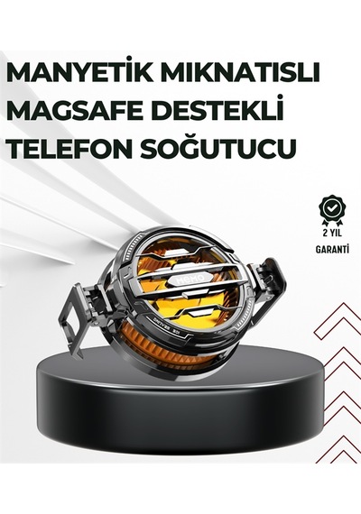 Telefon Soğutucu Led Işık Efektli Power Aparatlı Sessiz Taşınabilir Model