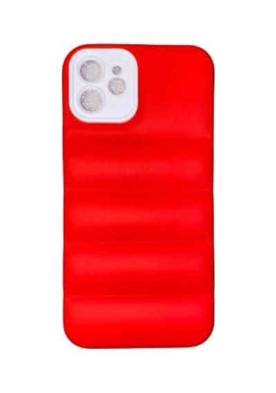 Sloth Puffer Kılıf İphone 12 Kırmızı