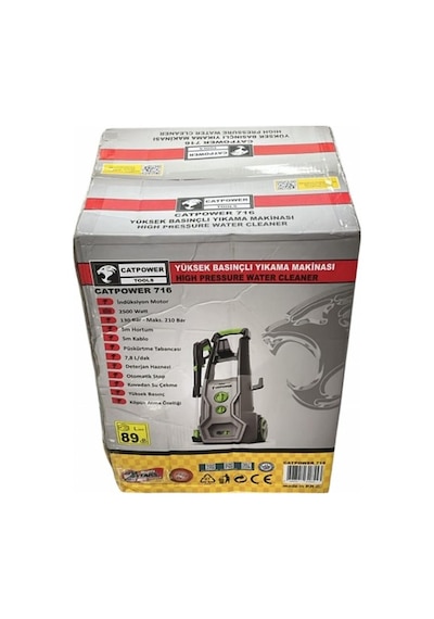 Catpower 716 2500 W Köpük Hazneli 210 Bar Yüksek Basınçlı Yıkama Makinesi
