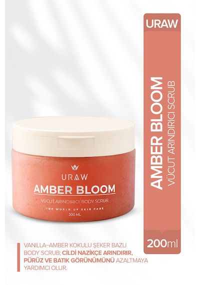 Uraw Amber Bloom Işıltı Veren Vücut Peelingi 200 ML