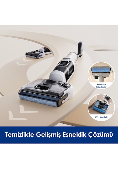 Tineco Floor One S6 Stretch Pro Kablosuz Akıllı Islak Kuru Süpürge