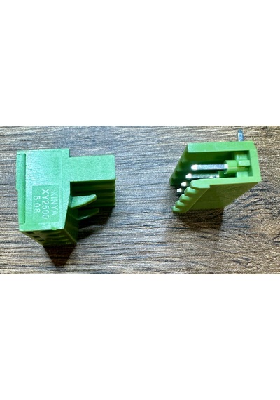 Vidalı Klemens 90 Derece 4 Pin 5.08mm 2 Adet Set