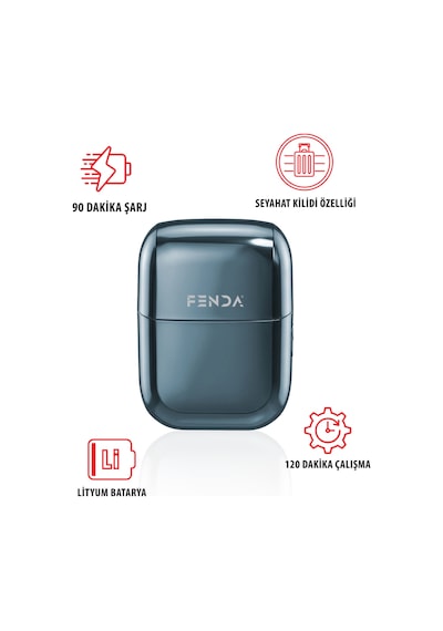 Fenda Pro Mini Seyahat Tıraş Makinesi Fndsklks0012