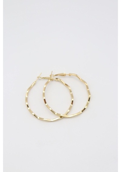Vıp Küpe 14 K-17145 50mm Çok Renkli