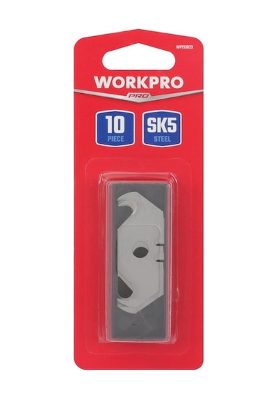 Workpro Wp213023 10 Lu Kanca Tipi Çengelli Rötuş Maket Bıçağı Yedeği