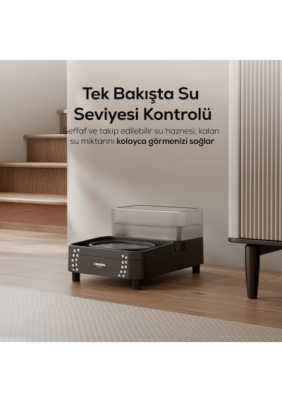 Akıllı Kedi Ve Köpek Su Pınarı 6.5l + 1.5l, Wifi, Otomatik, Çoklu Filtreli X8656