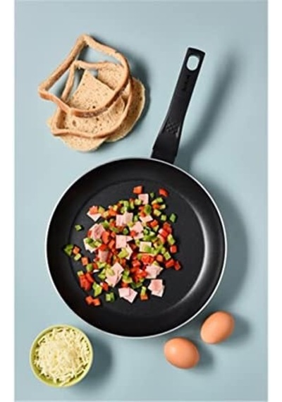 Titanyum 1x Simplecook 30 Cm Difüzyon Tabanlı Tava - 2100118538 001 Siyah