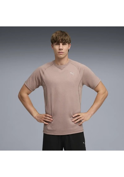 Puma Run Velocıty Tee Trı-blend Bej Erkek T-shirt