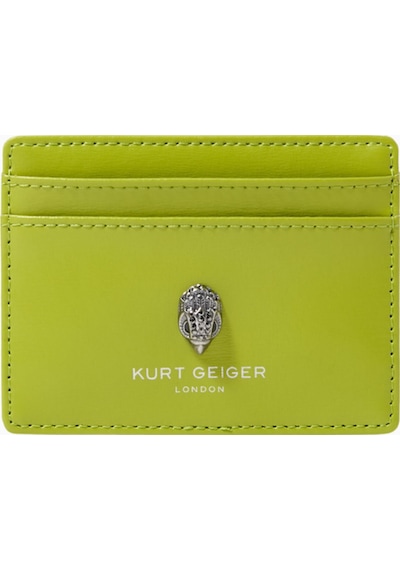 Kurt Geiger Bond Card Holder Deri Kartlık Yeşil