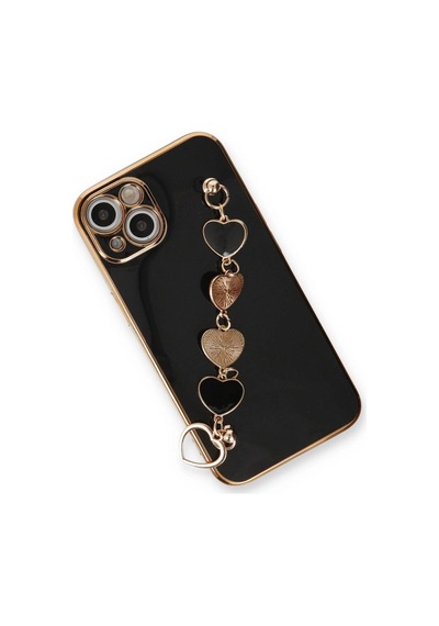 Northcity Apple Uyumlu Apple iPhone 14 Kılıf Esila Silikon - Siyah