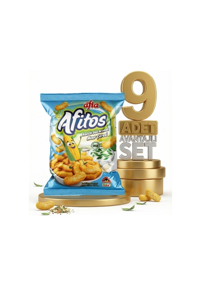 Afia Afitos Ranch Aromalı Mısır Çerezi 9x50 Gr