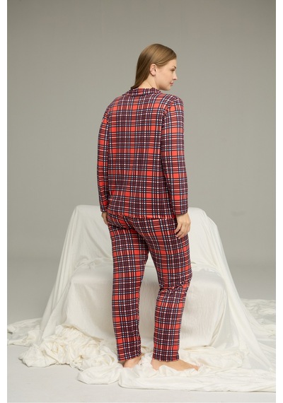 Siyah İnci Büyük Beden Battal Boy Gömlek Yaka Düğmeli Milan Örme Pijama Takım 25224324 Ekose Siyah İnci Büyük Beden Battal Boy Gömlek Yaka Düğmeli Milan Örme Pijama Takım 25224324 Ekose