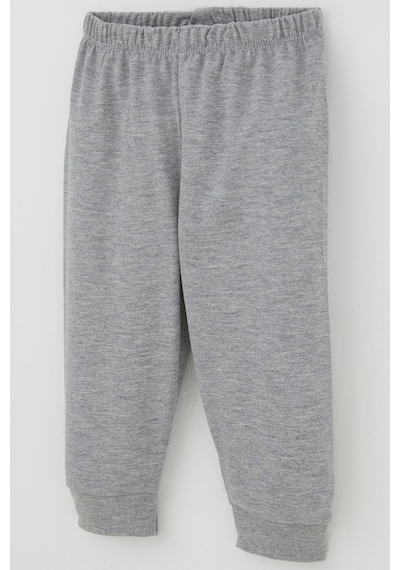 Breeze Erkek Bebek Pijama Takımı Omuzdan Patlı Sevimli Kutup Ayıcığı Desenli 4 Ay-1 Yaş, Beyaz