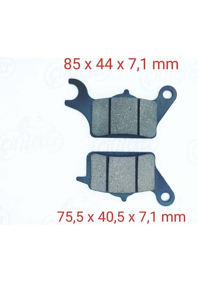 Honda Ön Fren Disk Balatası Sfa652 B Dio 110 Suzuki Uk 110 Address 17-..