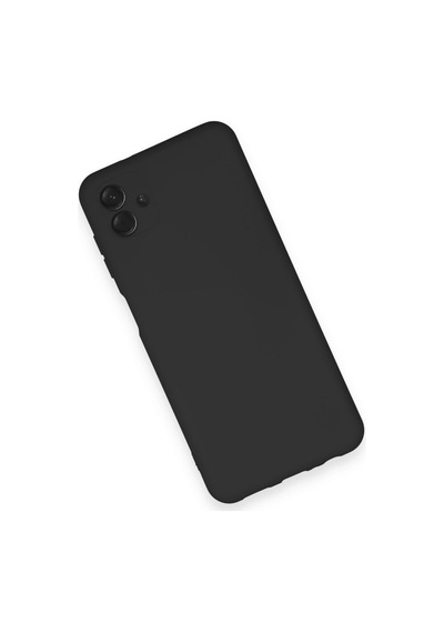 Samsung Galaxy A04 Kılıf Nano İçi Kadife Silikon - Siyah Çok Renkli
