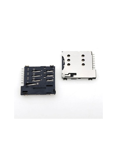 Micro Sim Kart Soket 6 Pin Self Push Holder Gsm Apple Iphone 4 Uyumlu