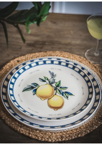 The Mia Odore Di Limone Servis Tabağı 6lı Set 26 Cm Odl004