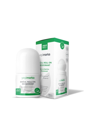 Yeşilmarka Bergamot Kokulu Doğal Unisex Roll-On Deodorant 50 ML