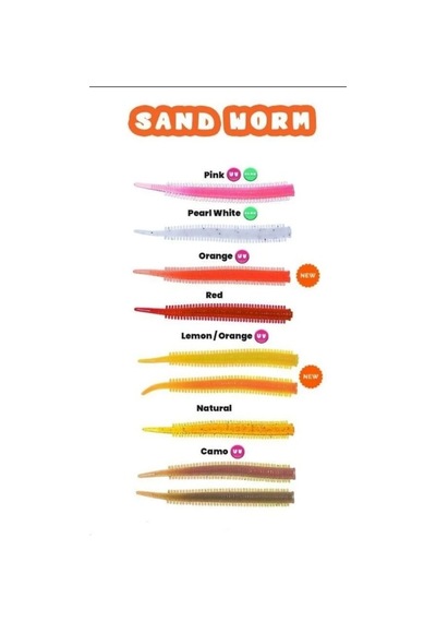 Pandora Perfect Soft Baits Sand Worm 7cm Kavanozlu Ambalaj