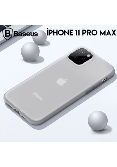 Baseus Jelly Liquid Silica Gel İphone 11 Pro Max 6.5 Kılıf Şeffaf Sıvı Silikon Kılıf- 5775 Mh-hs4038-5163