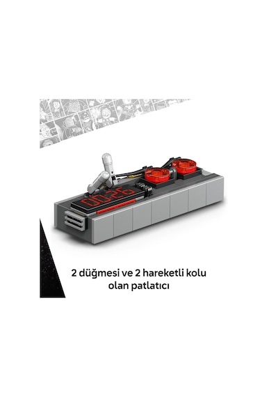 LEGO® ǀ  Marvel Yağmacı Tulumlu Groot 76341 - 10 Yaş ve Üzeri Çocuklar için Minfigür İçeren Yaratıcı Oyuncak Yapım Seti (604 Parça)