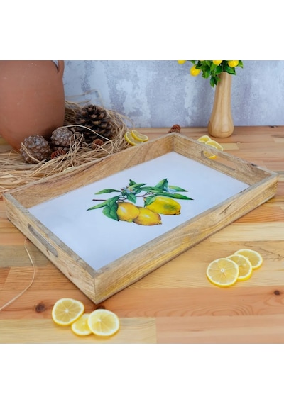 Bambum Kangura Limon Çay Tepsisi Büyük Renkli