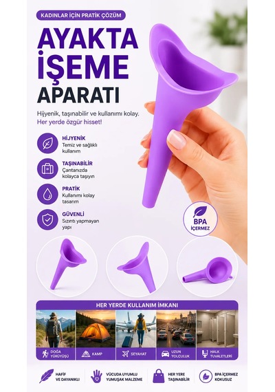 Kadınlar İçin Ayakta İşeme Aparatı Diğer