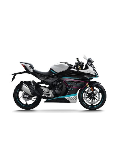 Cfmoto 450sr  Tasarım Sticker Tasarım Etiket Modeli Yan  Grenaj Sağ Kırmızı